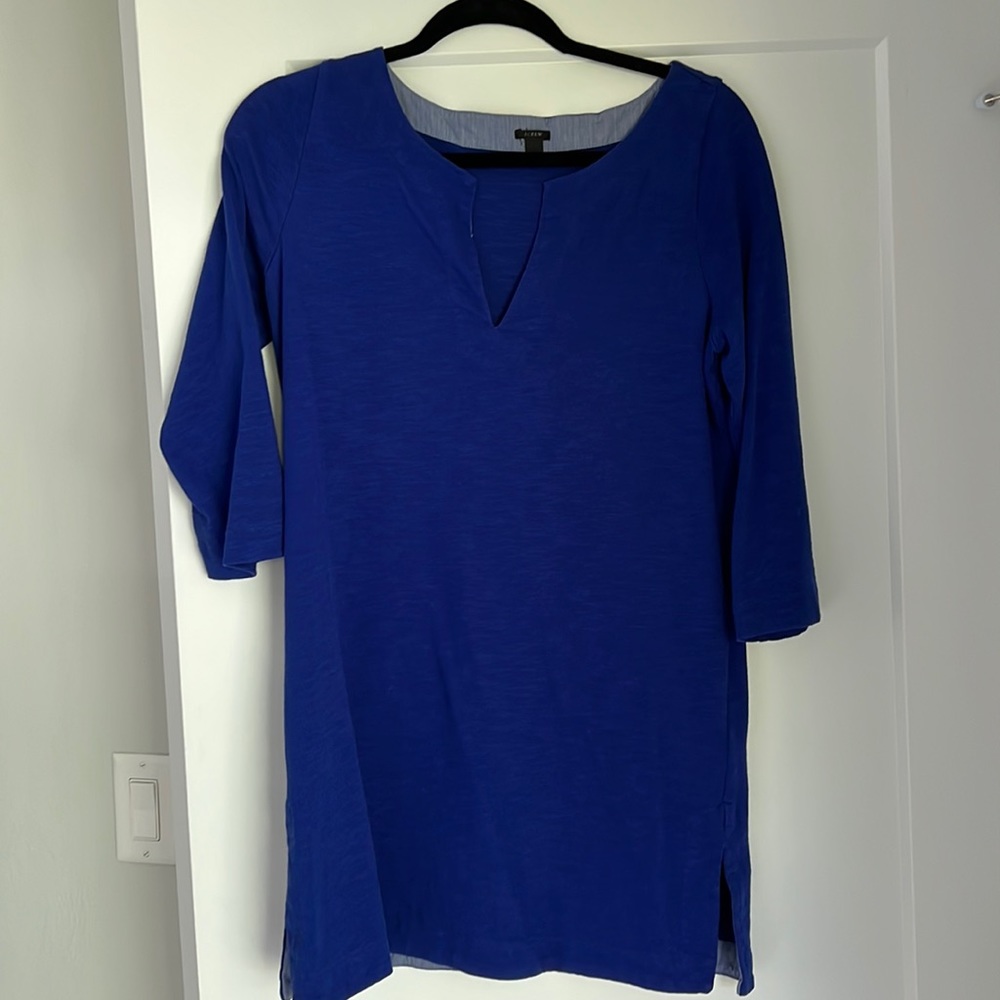 Jcrew shift dress size S blue 💙